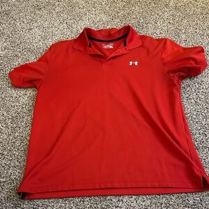Under Armour Men's Bold Red Polo
